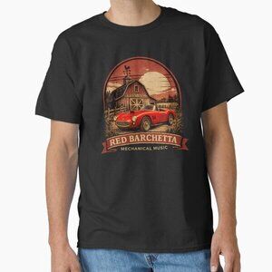 Red Barchetta  Mechanical MusicCar Art Classic T-Shirt